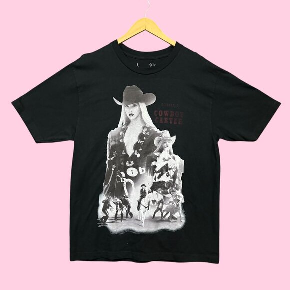 Beyonce Cowboy Carter Rodeo Chitlin Circuit Tour Tee L - Picture 1 of 4